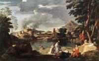 Poussin, Nicolas - Landscape with Orpheus and Euridice